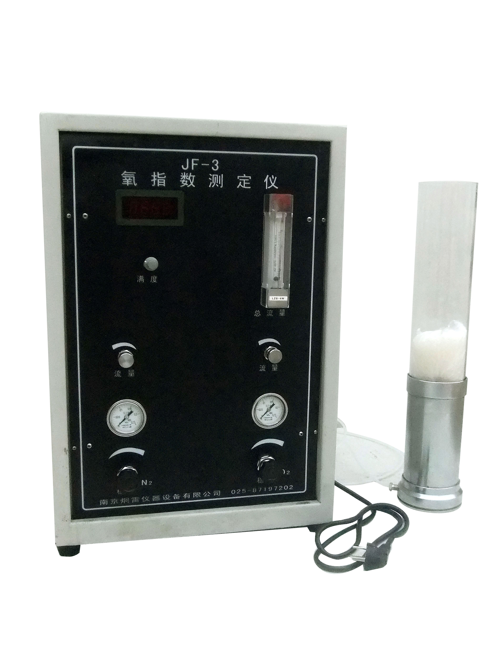 JF-3氧指数测定仪21日交付新疆盛华新型保温材料有限公司使用 
