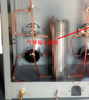 氧指数测定仪的设置中有供氧气与氮气发生混合的混合容器