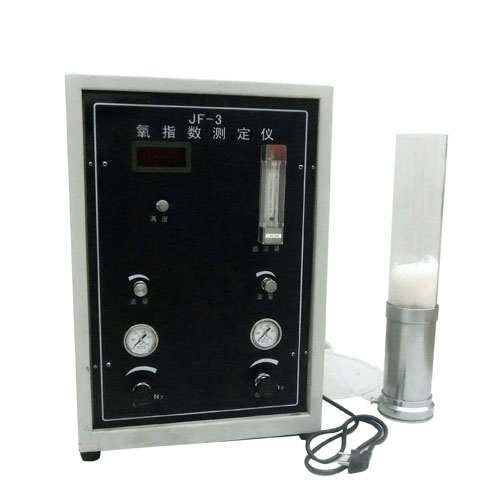用JF-3型氧指数测定仪等系列氧指数测定仪均可试验材料燃烧等级氧指数值的判定
