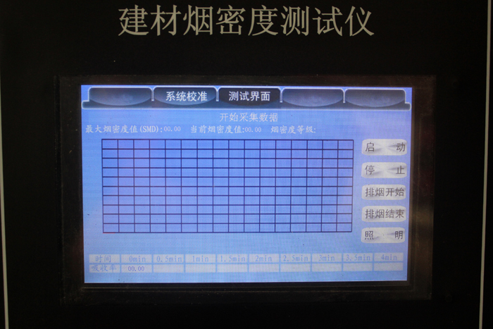 互联网+形态下物联网与触摸屏技术在燃烧阻燃仪器行业的应用  触屏控制建材烟密度测试仪