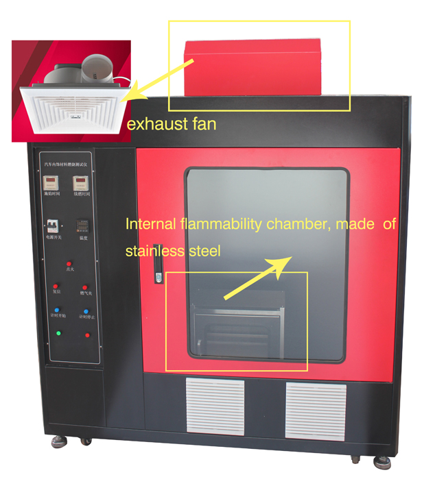 Combustion  Tester  Of  Automotive  InteriorQCS-3汽车内饰燃烧燃烧试验仪