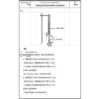 大众汽车标准TL1101的中文版以及符合大众汽车标准TL1101的燃烧性能测试仪